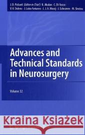Advances and Technical Standards in Neurosurgery Vol. 32  9783211474167 SPRINGER-VERLAG, AUSTRIA