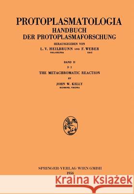 The Metachromatic Reaction John W. Kelly 9783211804223 Springer