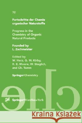 Fortschritte Der Chemie Organischer Naturstoffe / Progress in the Chemistry of Organic Natural Products Fattorusso, E. 9783211828793 Springer