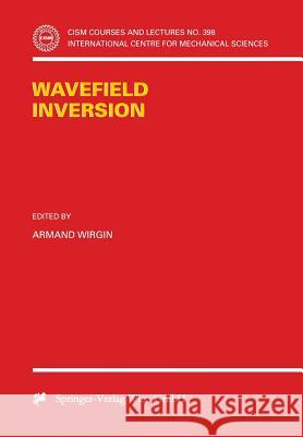 Wavefield Inversion Armand Wirgin A. Wirgin Armand Wirgin 9783211833209 Springer Vienna