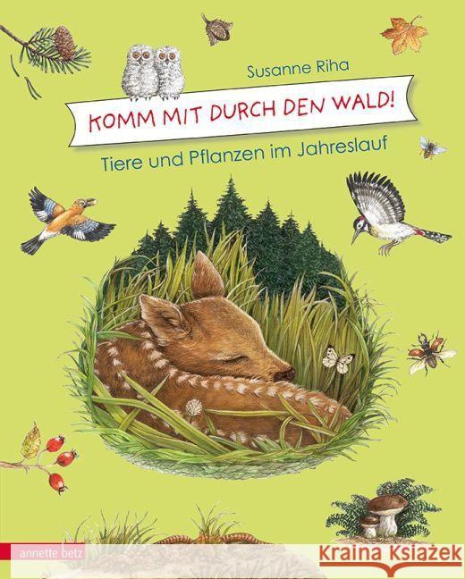 Kommt mit durch den Wald! : Tiere und Pflanzen im Jahreslauf Riha, Susanne 9783219117011 Betz, Wien