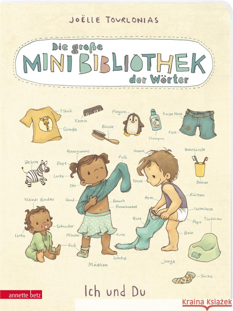 Die große Mini-Bibliothek der Wörter - Ich und Du (Pappbilderbuch) Tourlonias, Joëlle 9783219119527