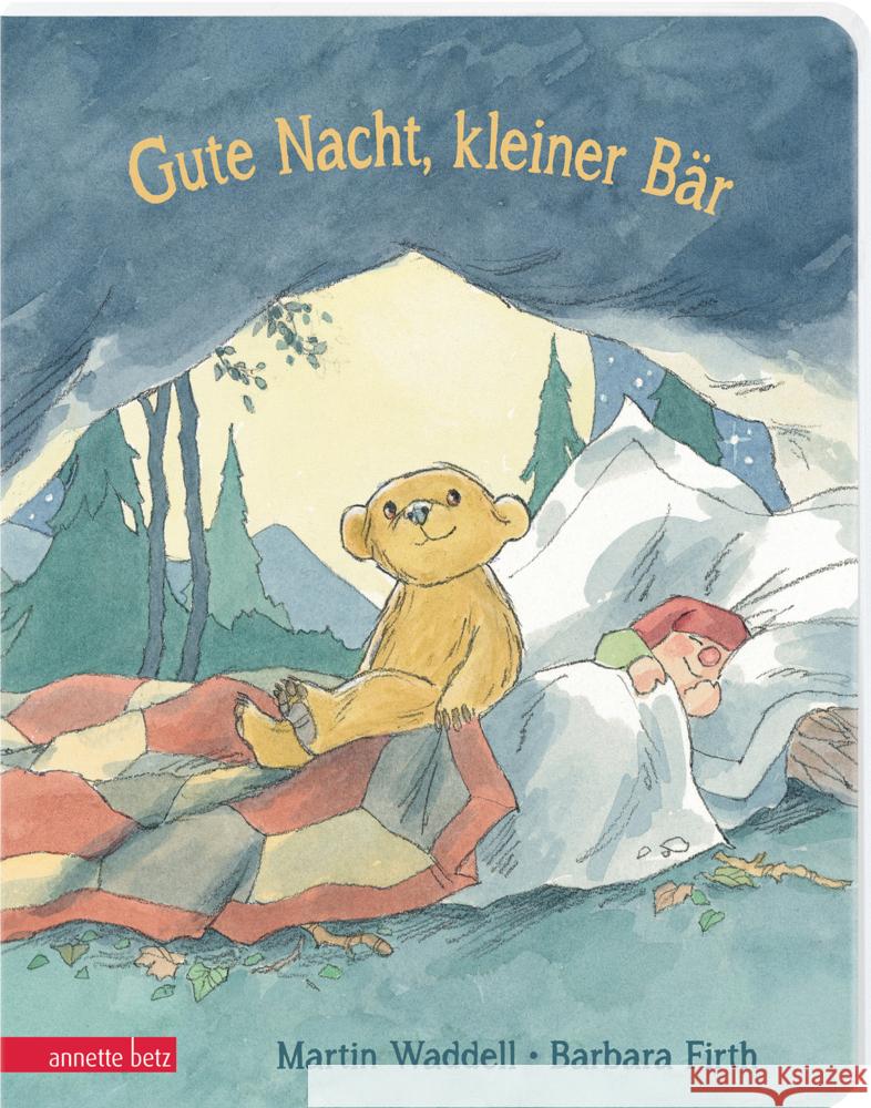 Gute Nacht, kleiner Bär - Ein Pappbilderbuch über das erste Mal alleine schlafen f Waddell, Martin 9783219119749