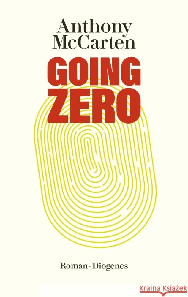 Going Zero Mccarten, Anthony 9783257071924