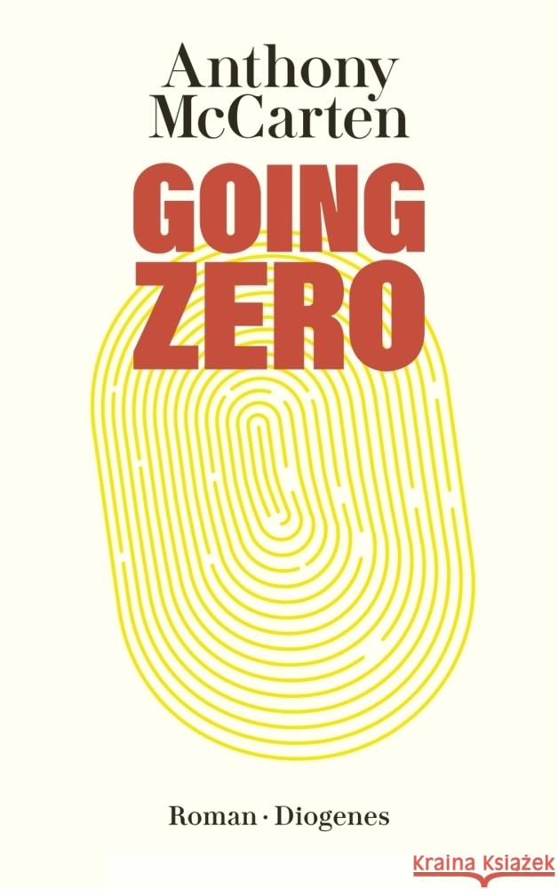 Going Zero Mccarten, Anthony 9783257247596