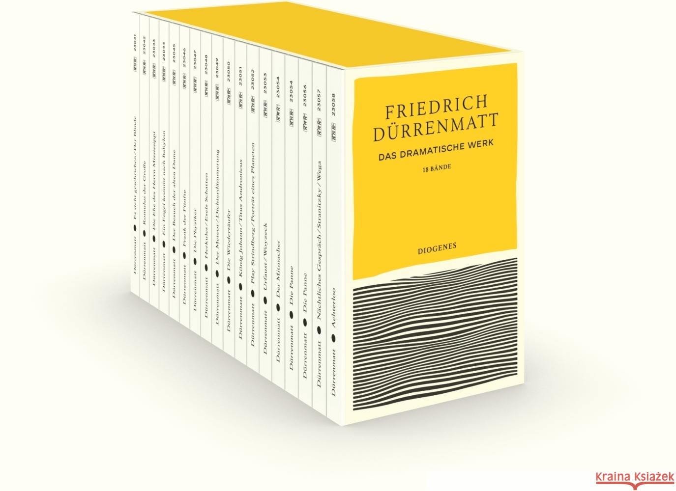 Das dramatische Werk, 18 Bänden Dürrenmatt, Friedrich 9783257293050 Diogenes