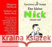 Der kleine Nick räumt auf, 1 Audio-CD : Neun Geschichten aus dem Band 'Neues vom kleinen Nick'. Gekürzte Ausgabe Beck Rufus 9783257800326 Diogenes