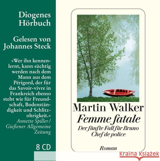 Femme fatale, 8 Audio-CDs : Der fünfte Fall für Bruno, Chef de Police Walker, Martin 9783257801095