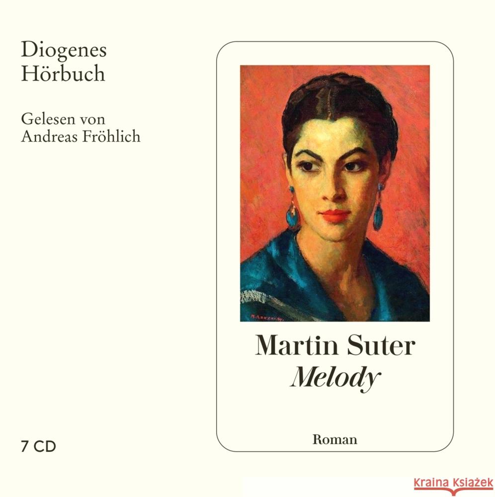 Melody, 7 Audio-CD Suter, Martin 9783257804492 Diogenes