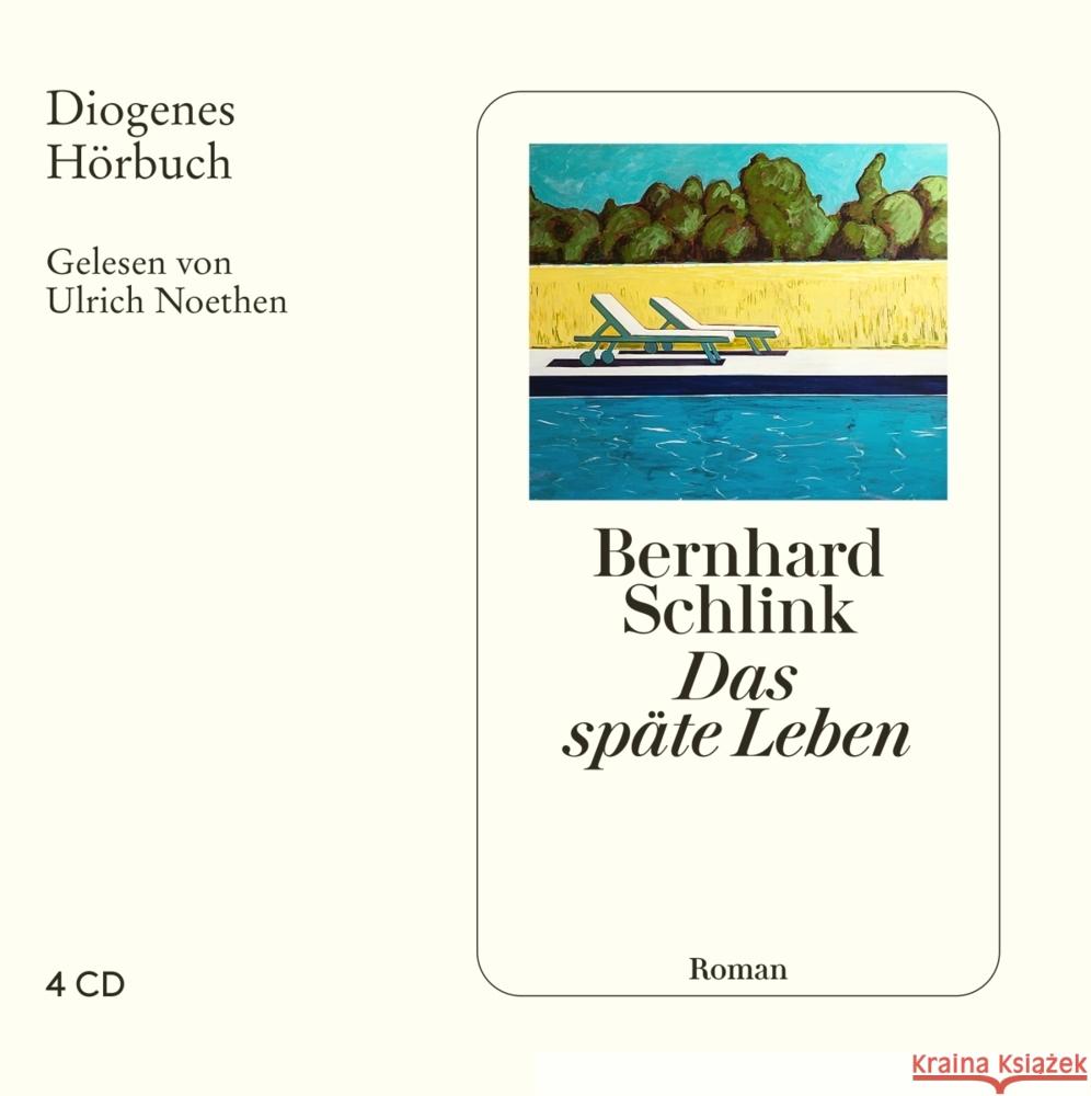 Das späte Leben, 4 Audio-CD Schlink, Bernhard 9783257804539