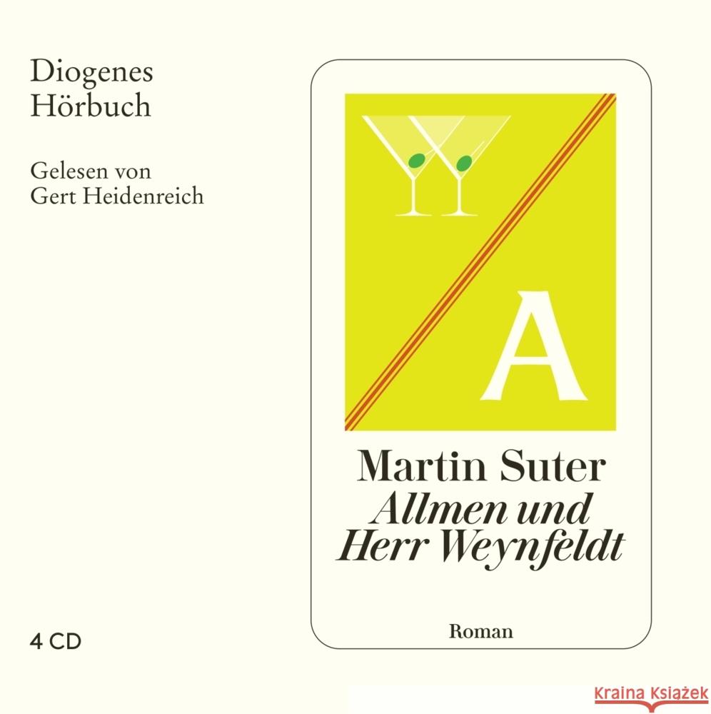 Allmen und Herr Weynfeldt, 4 Audio-CD Suter, Martin 9783257804560