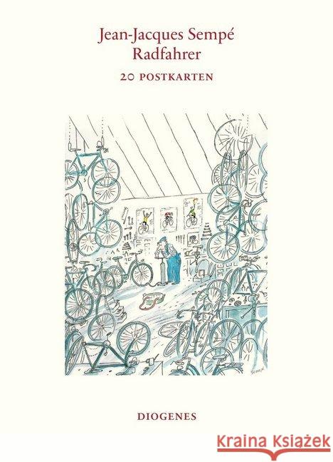 Radfahrer (Postkartenbuch) : 20 Postkarten Sempé, Jean-Jacques 9783257889901