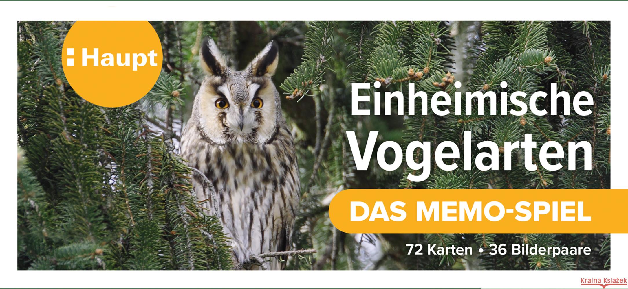 Einheimische Vogelarten - das Memo-Spiel Haupt Verlag 9783258800004 Haupt