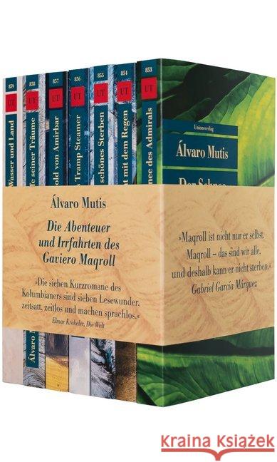 Die Abenteuer und Irrfahrten des Gaviero Maqroll, 7 Bände Mutis, Alvaro 9783293260115 Unionsverlag