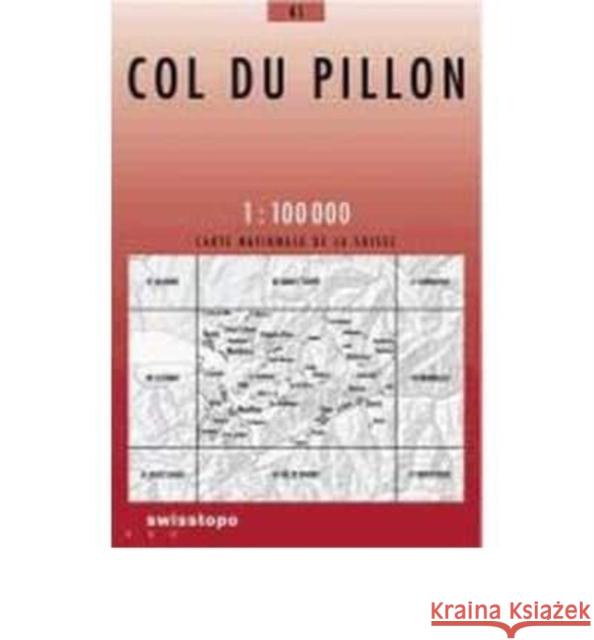 Col du Pillon: 2020  9783302000411 Swisstopo, Switzerland