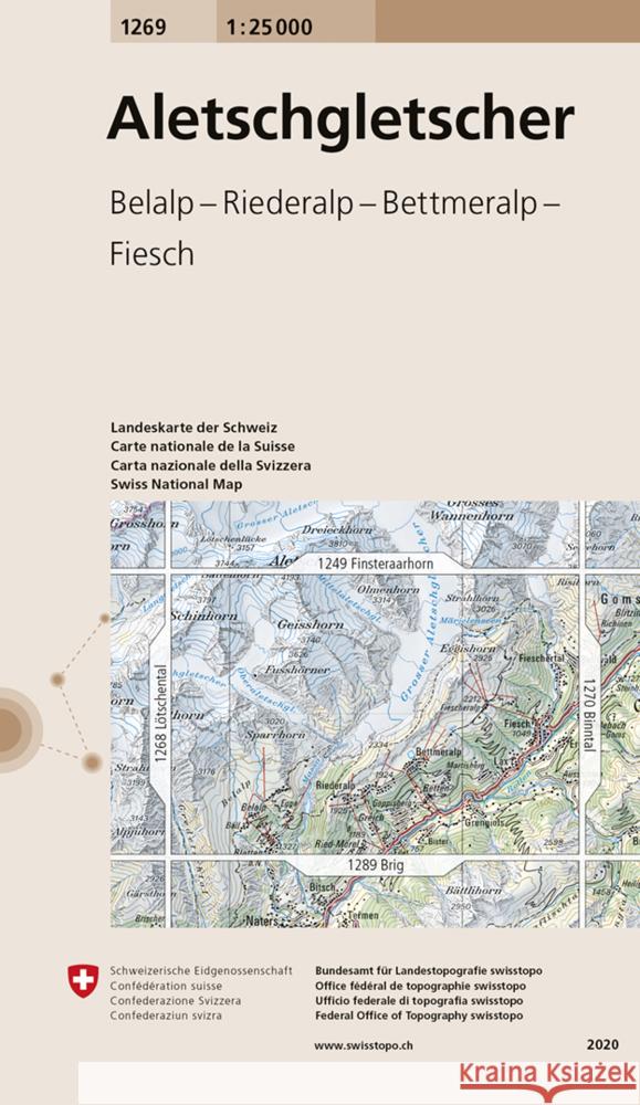 Aletschgletsch: 2002  9783302012698 Swisstopo, Switzerland
