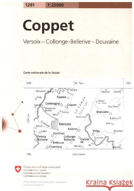 Coppet: 2022  9783302012810 Swisstopo, Switzerland