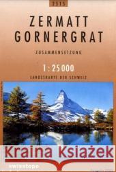 Zermatt / Gornergrat: 2019  9783302025155 Swisstopo, Switzerland