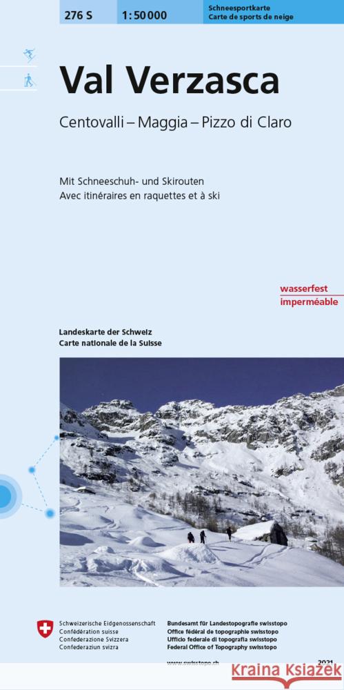 Val Vercasca: 2021  9783302202761 Swisstopo, Switzerland