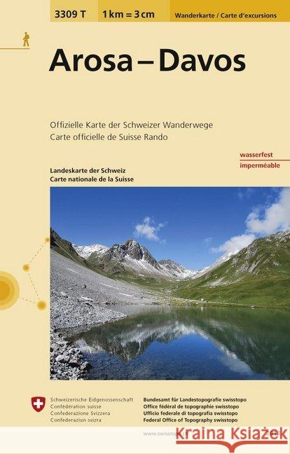 Arosa - Davos: 2022  9783302333090 Swisstopo, Switzerland