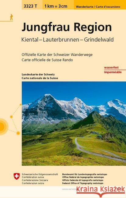 Jungfrau Region: 2021  9783302333236 Swisstopo, Switzerland