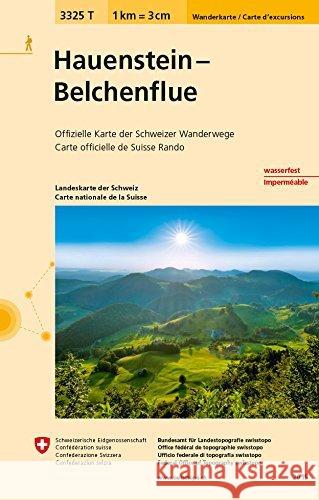 Hauenstein - Belchenflue: 2022  9783302333250 Swisstopo, Switzerland