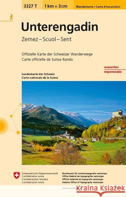 Unterengadin: 2020  9783302333274 Swisstopo, Switzerland