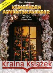 Klingender Adventskalender, für Akkordeon : Melodien rund um die Weihnachtszeit Bodenmann, Hans   9783309001732