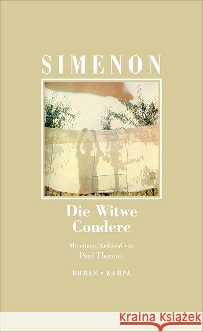 Die Witwe Couderc : Roman Simenon, Georges 9783311133469