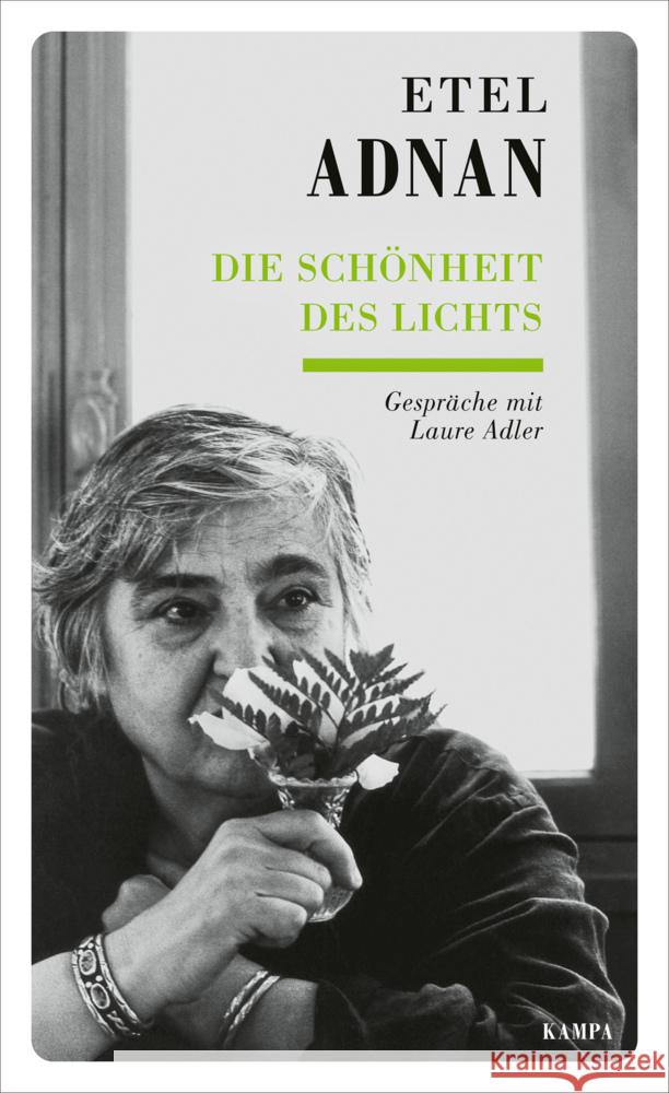 Die Schönheit des Lichts Adnan, Etel, Adler, Laure 9783311140542