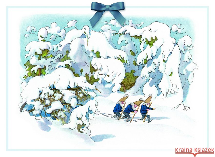 Adventskalender Zwerge im Schnee 2021 Kreidolf, Ernst 9783314104626 NordSüd Verlag