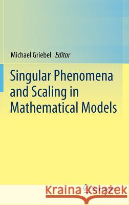 Singular Phenomena and Scaling in Mathematical Models Michael Griebel 9783319007854 Springer