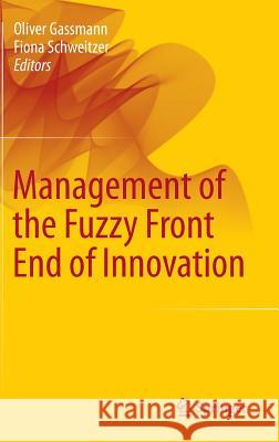 Management of the Fuzzy Front End of Innovation Oliver Gassmann Fiona Schweitzer 9783319010557 Springer