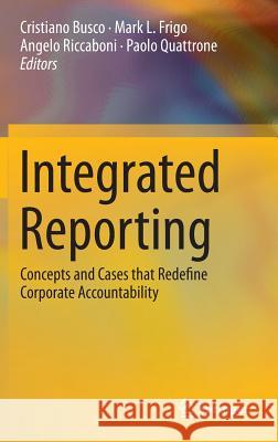 Integrated Reporting: Concepts and Cases That Redefine Corporate Accountability Busco, Cristiano 9783319021676 Springer