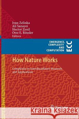 How Nature Works: Complexity in Interdisciplinary Research and Applications Zelinka, Ivan 9783319033006 Springer