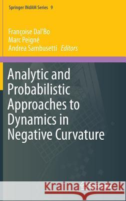 Analytic and Probabilistic Approaches to Dynamics in Negative Curvature Francoise Dal'bo Marc Peigne Andrea Sambusetti 9783319048062 Springer