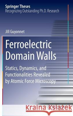 Ferroelectric Domain Walls: Statics, Dynamics, and Functionalities Revealed by Atomic Force Microscopy Guyonnet, Jill 9783319057491