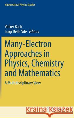 Many-Electron Approaches in Physics, Chemistry and Mathematics: A Multidisciplinary View Bach, Volker 9783319063782 Springer