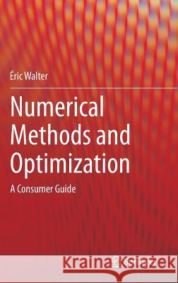 Numerical Methods and Optimization: A Consumer Guide Walter, Éric 9783319076706