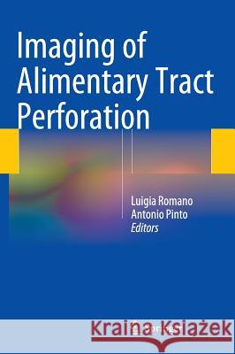 Imaging of Alimentary Tract Perforation Luigia Romano Antonio Pinto 9783319081915