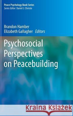 Psychosocial Perspectives on Peacebuilding Brandon Hamber Elizabeth Gallagher 9783319099361 Springer