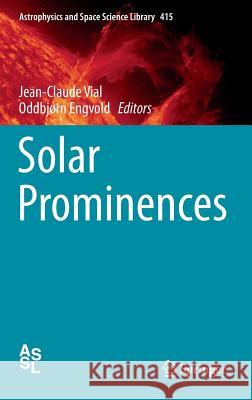 Solar Prominences Jean-Claude Vial Oddbjorn Engvold 9783319104157 Springer