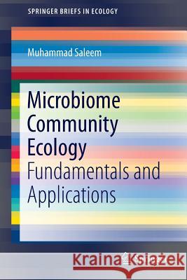 Microbiome Community Ecology: Fundamentals and Applications Saleem, Muhammad 9783319116648