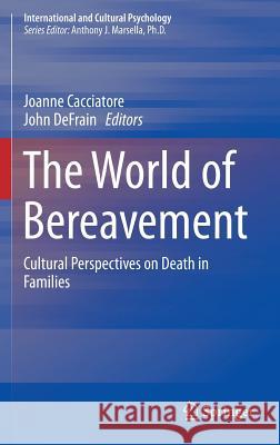 The World of Bereavement: Cultural Perspectives on Death in Families Cacciatore, Joanne 9783319139449 Springer