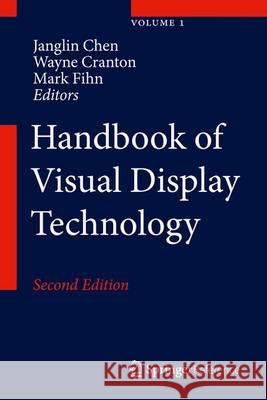 Handbook of Visual Display Technology Chen, Janglin 9783319143453 Springer