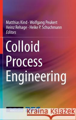 Colloid Process Engineering Matthias Kind 9783319151281