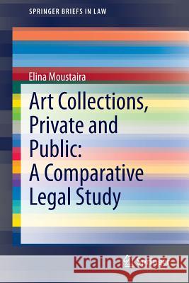 Art Collections, Private and Public: A Comparative Legal Study Elina Moustaira 9783319158013 Springer