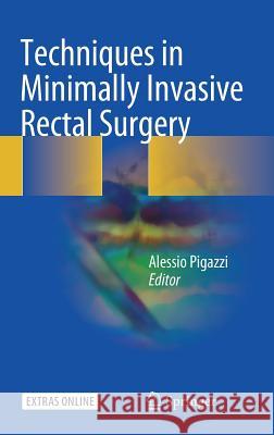 Techniques in Minimally Invasive Rectal Surgery Alessio Pigazzi 9783319163802 Springer