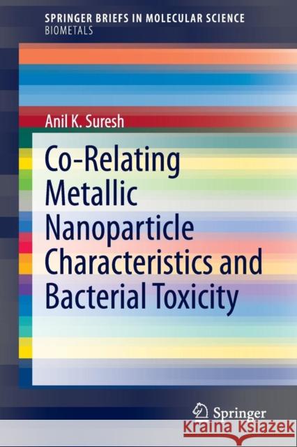 Co-Relating Metallic Nanoparticle Characteristics and Bacterial Toxicity Anil K. Suresh 9783319167954 Springer