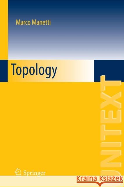 Topology Marco Manetti 9783319169576 Springer